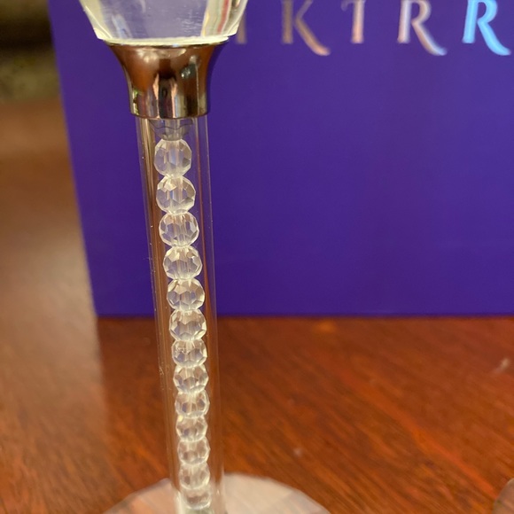 Saikirra Wedding Tulip Champagne Flutes / Glasses with K9 crystal Diamonds - Picture 2 of 6